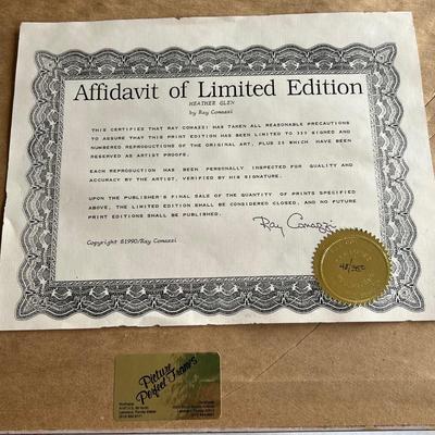 ‘Heather Glen’ Limited Edition By Ray Comazzi, Signed & Numbered Print (D-RG)