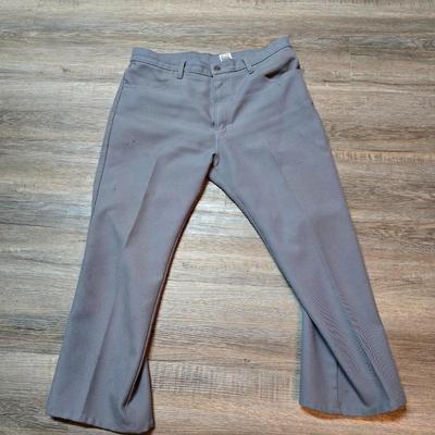 Five pair of Men's slacks - 2 are Levi brand - see pictures for sizes