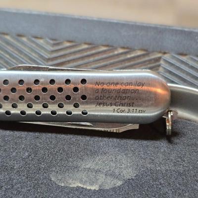 Stepstool with small tools and a box of assorted cords and a nice power supply usb box