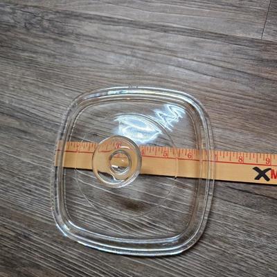 Two corning ware / corelle glass replacement lids