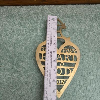 Religious wall art and decor = First Assembly of God Greeley church and mug - Give your heart to God now trivet - One day at a time...