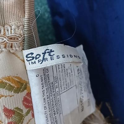 Variety of pretty designer throw pillows