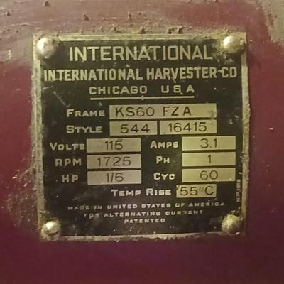 Vintage Dairy McCormick-Deering cream separator -