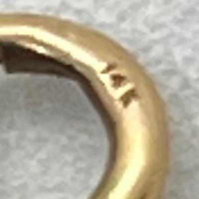 LOT 46: Beaded 7.25" Bracelet with 14K Yellow Gold Clasp and Beads