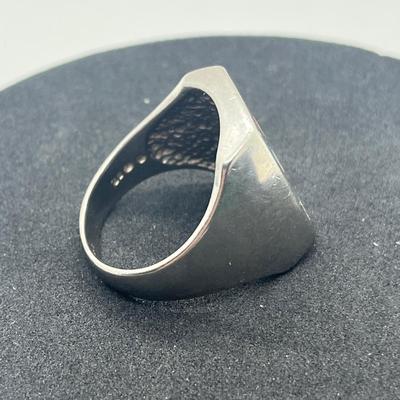 LOT 50: Sterling Silver Southwest Turquoise and Coral Rings - 19.5 GTW