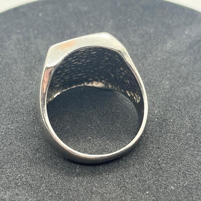 LOT 50: Sterling Silver Southwest Turquoise and Coral Rings - 19.5 GTW