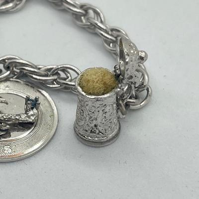 LOT 51: Sterling Silver Bracelets and Charms -26.7 GTW