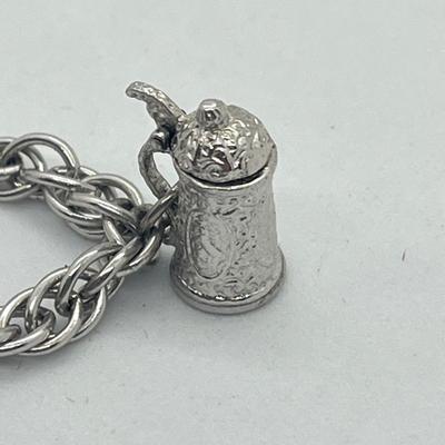 LOT 51: Sterling Silver Bracelets and Charms -26.7 GTW