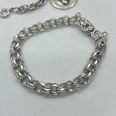 LOT 51: Sterling Silver Bracelets and Charms -26.7 GTW