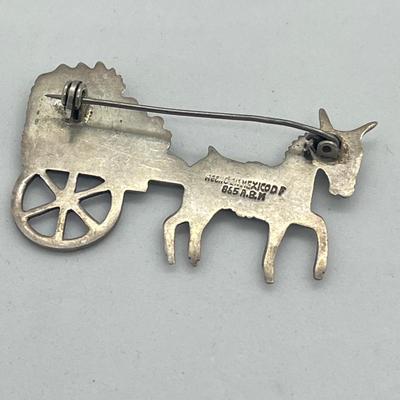 LOT 55: Vintage Sterling Silver Pins - American Red Cross and More - 24.1 GTW