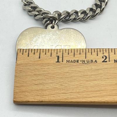 LOT 65: Coro ID Bracelet with "Alice" on Heart Shape Pendant