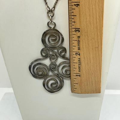 LOT 68: Necklace and Pendant Collection Including Locket and Unique Malachite Pendant