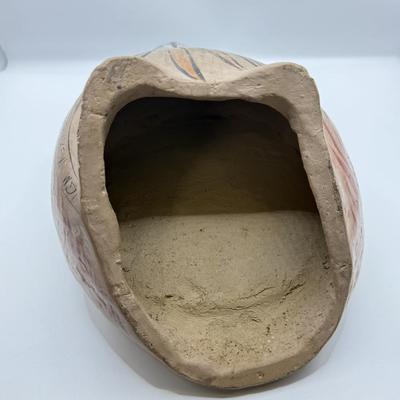 LOT 101: Signed Art Potteru Owl w/ Baby