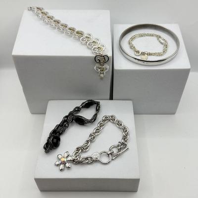 LOT 170: Silvertone Jewelry: Monet, Napier & More