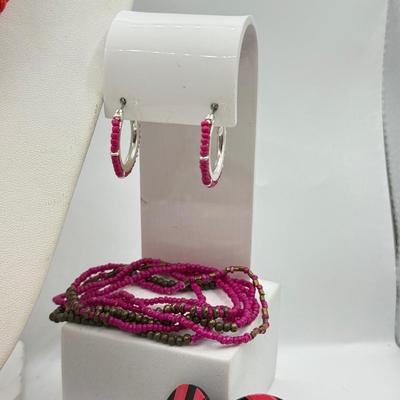 LOT 182: Fun & Funky Jewelry: Magnetic Bracelets, Earrings & More