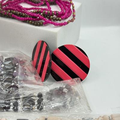 LOT 182: Fun & Funky Jewelry: Magnetic Bracelets, Earrings & More