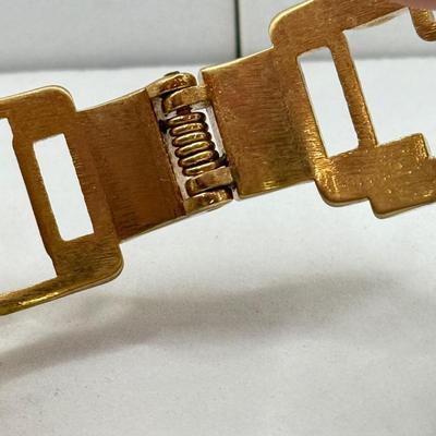 LOT 183: Collection of Goldtone Bracelets