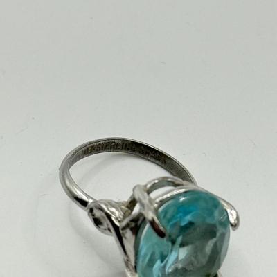 LOT 189: Sterling and Enamel Earrings w/ Sterling Ring (weight of sterling pcs only - 16.37g)