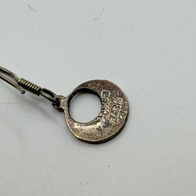 LOT 189: Sterling and Enamel Earrings w/ Sterling Ring (weight of sterling pcs only - 16.37g)