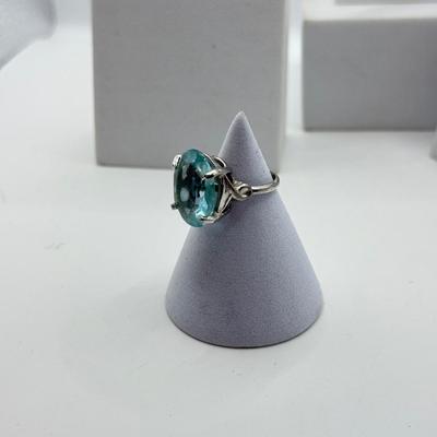 LOT 189: Sterling and Enamel Earrings w/ Sterling Ring (weight of sterling pcs only - 16.37g)