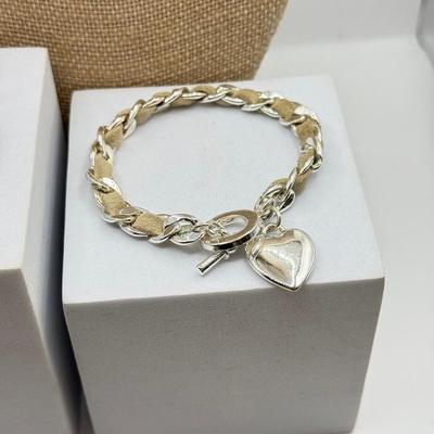 LOT 203: Collection of Mostly Sterling Heart Jewelry (25.3g)