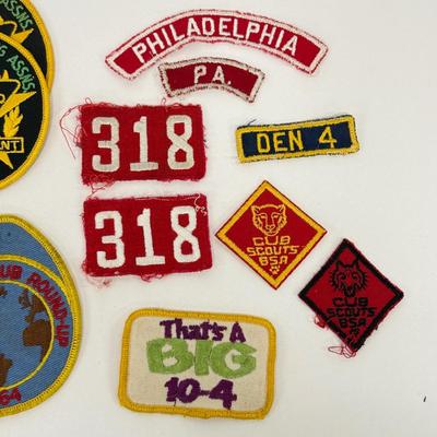 LOT 207: Vintage Boy Scouts Patches & More
