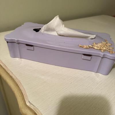 Vintage Metal and Plastic Tissue Boxes