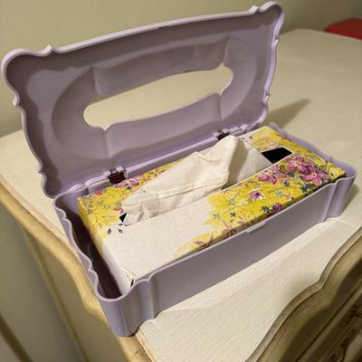 Vintage Metal and Plastic Tissue Boxes