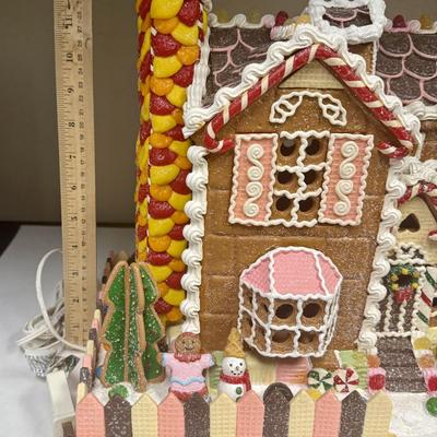 Sale Photo Thumbnail #229: Large size, approx. 12" high and 14" across.  Lighted inside, tested, works as expected.  With original box and styrofoam container.