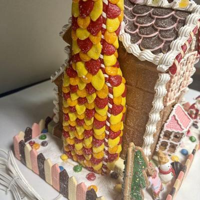 Sale Photo Thumbnail #227: Large size, approx. 12" high and 14" across.  Lighted inside, tested, works as expected.  With original box and styrofoam container.