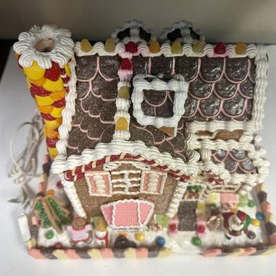 Sale Photo Thumbnail #228: Large size, approx. 12" high and 14" across.  Lighted inside, tested, works as expected.  With original box and styrofoam container.