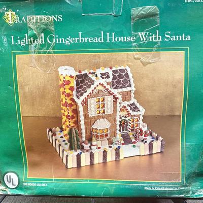 Sale Photo Thumbnail #233: Large size, approx. 12" high and 14" across.  Lighted inside, tested, works as expected.  With original box and styrofoam container.