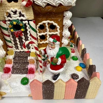 Sale Photo Thumbnail #224: Large size, approx. 12" high and 14" across.  Lighted inside, tested, works as expected.  With original box and styrofoam container.