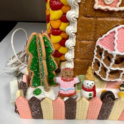 Sale Photo Thumbnail #225: Large size, approx. 12" high and 14" across.  Lighted inside, tested, works as expected.  With original box and styrofoam container.