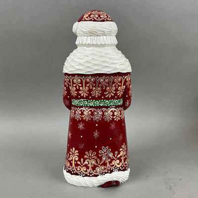 Z410 Large Handpainted Russian Carved Wooden Santa