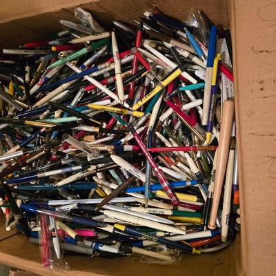 Insane pen collection - likely over 1,000 ink pens - Advertising pen collection