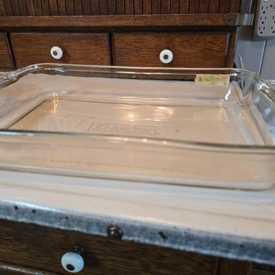 Glass bowls - New Kitchaid Silicone bakeware mini loaf pan - glass pie dishes and a glass cake pan