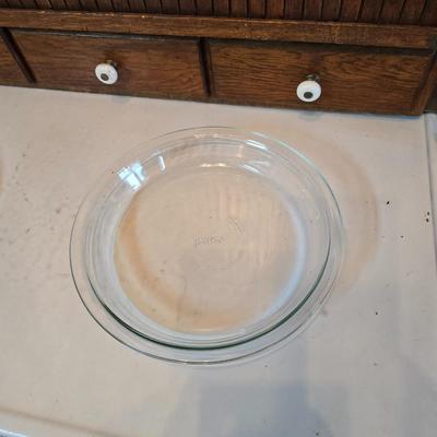 Glass bowls - New Kitchaid Silicone bakeware mini loaf pan - glass pie dishes and a glass cake pan