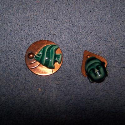 LOT 55 WONDERFUL VINTAGE MCM COPPER JEWELRY