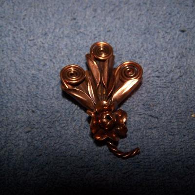 LOT 55 WONDERFUL VINTAGE MCM COPPER JEWELRY