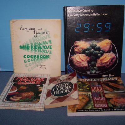 LOT 63 FIVE COOKBOOKS