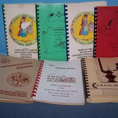 LOT 64 SEVEN COOKBOOKS
