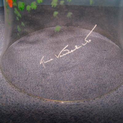 LOT 68 FAB MCM VINTAGE ART GLASS 1-SIDE WAYS VASE