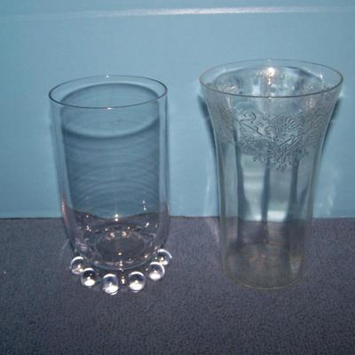 LOT 70 NICE VINTAGE GLASSWARE HEISEY/CANDLEWICK plus