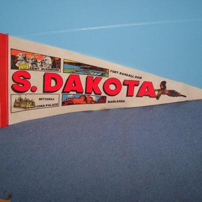 LOT 74 GREAT VINTAGE PENNANTS-SOUTH DAKOTA