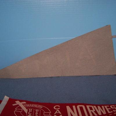 LOT 77 GREAT VINTAGE PENNANTS-SCHOOLS/PLACES