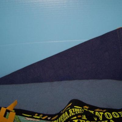 LOT 78 GREAT VINTAGE PENNANTS--CALIFORNIA HOLLYWOOD