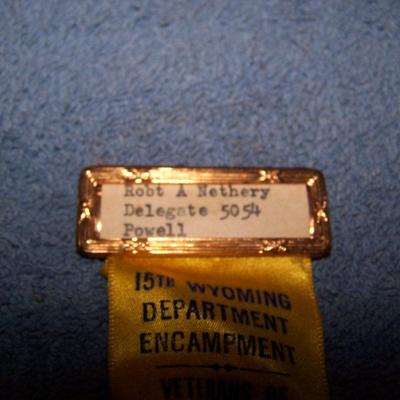 LOT 82 WONDERFUL OLD PINS/RIBBONS--VETERANS/FRATERNAL ++