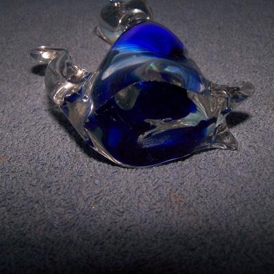 LOT 85 WONDERFUL COLLECTABLE ART GLASS CATS--1 MURANO