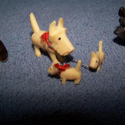 LOT 86 ADORABLE VINTAGE MINI SCOTTI DOGS